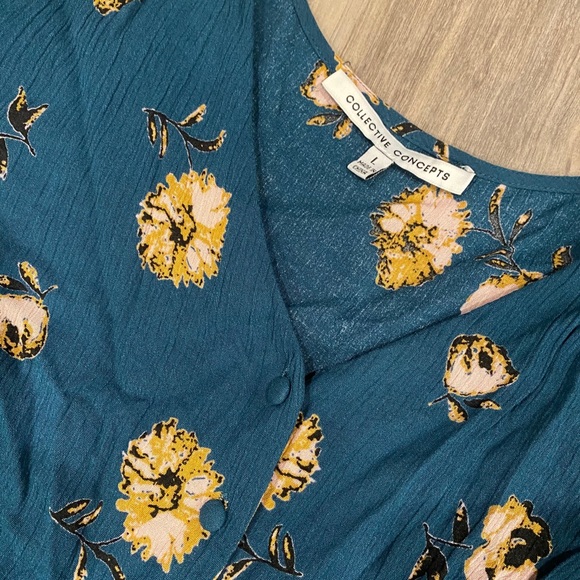 Peplum floral top - Picture 2 of 6